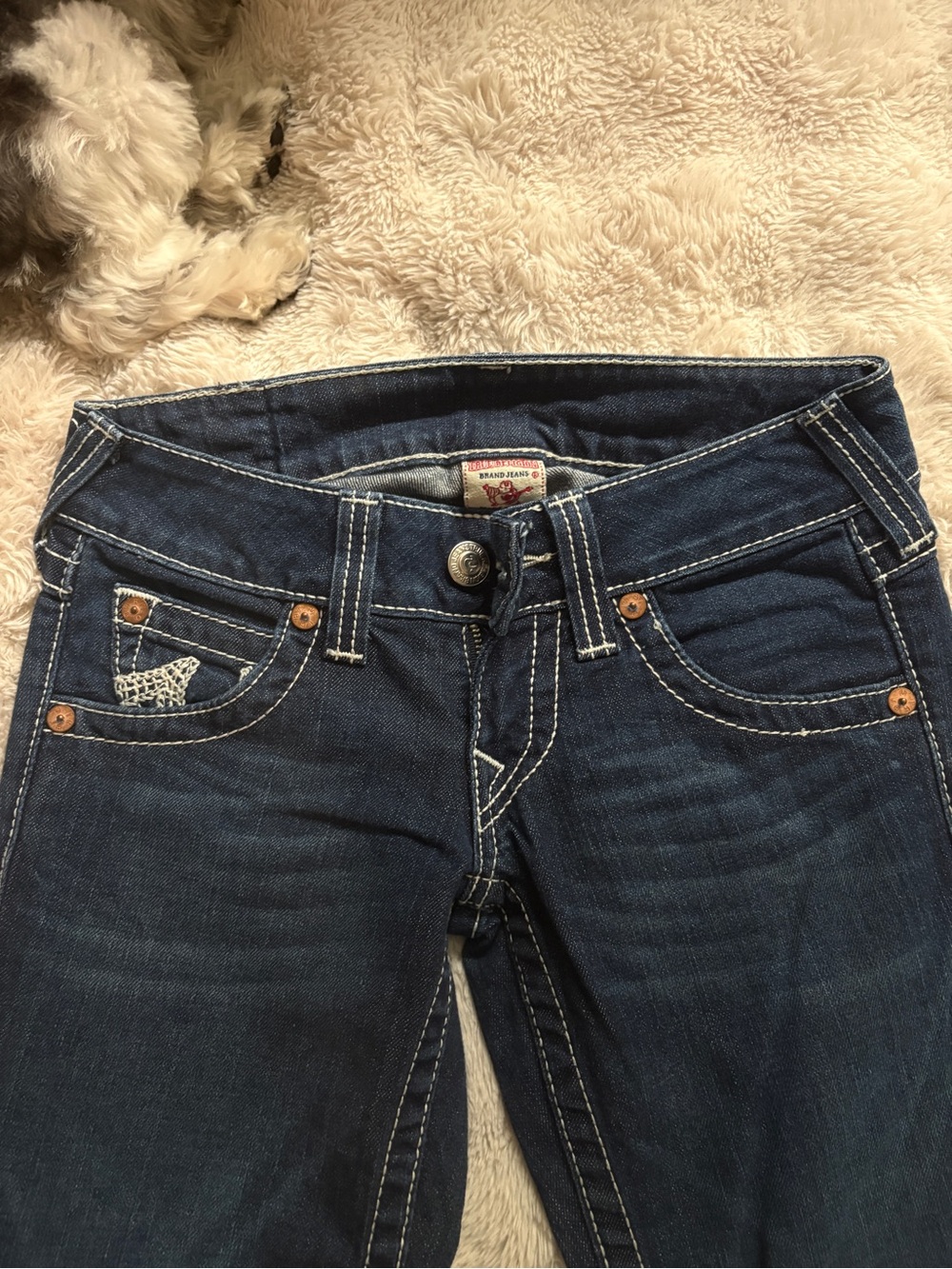 True Religion Y2k Low Rise Joey Bootcut Dark Indigo Jean SEND OFFERS🤗